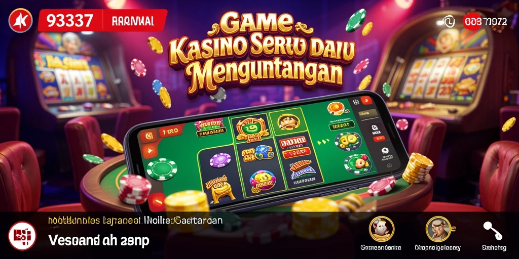 Gameplay menarik dari aplikasi Kasino 93337 dengan dealer langsung dan grafis yang memukau.