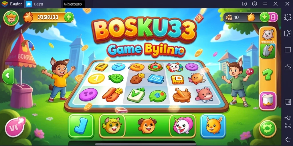 Screenshot utama BOSKU33 menampilkan gameplay seru Bingo.