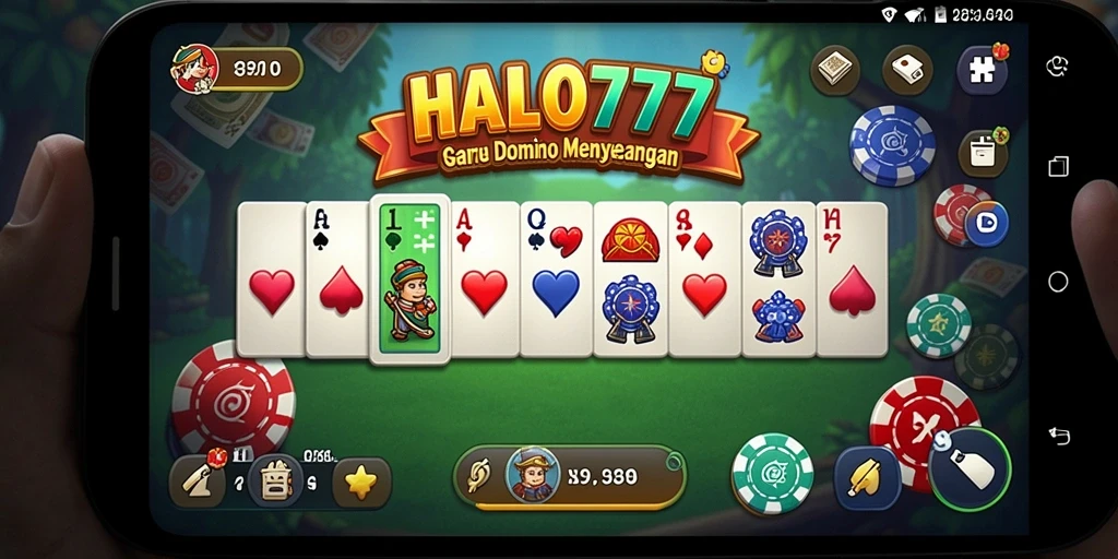 Tampilan gameplay HALO777 yang seru dan menantang dalam permainan Domino.