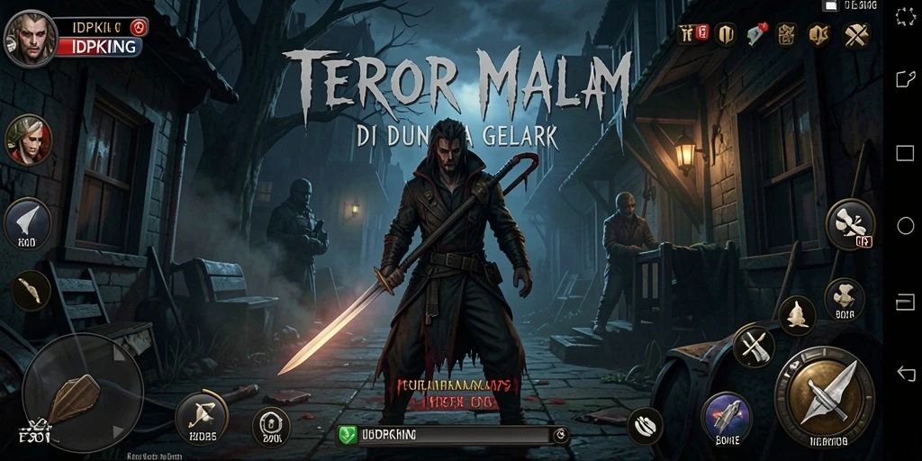 Gameplay menakutkan dengan atmosfer gelap dan mencekam.