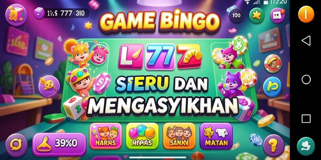Screenshot menunjukkan gameplay seru dalam permainan Bingo L777.