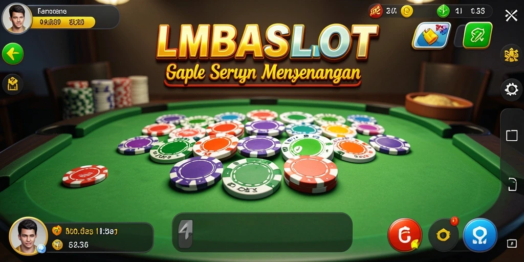 Tampilan gameplay LMBASLOT yang mengasyikkan dan penuh warna.