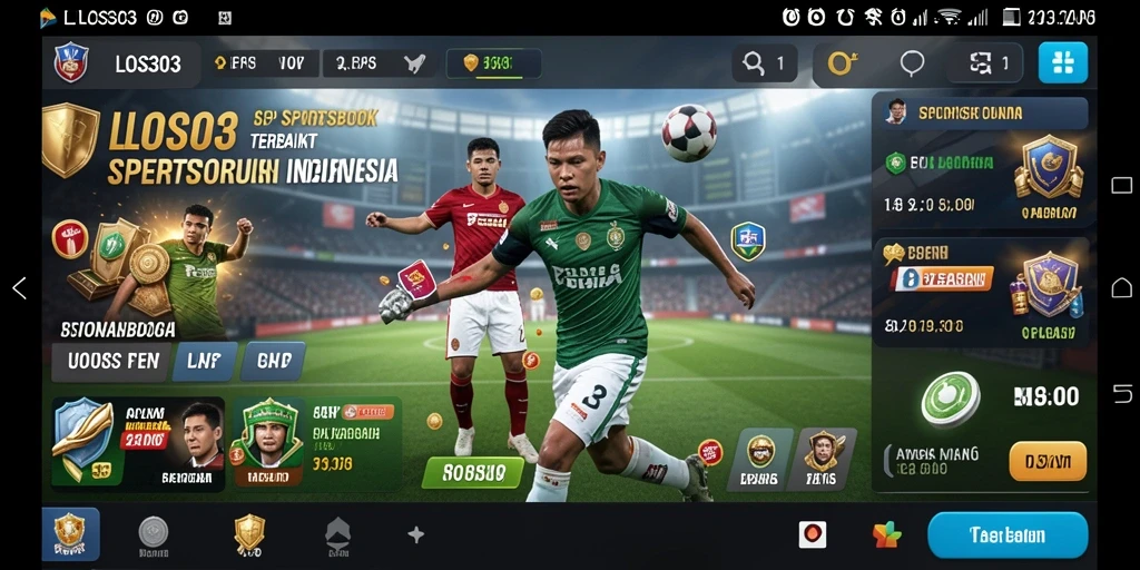 Screenshot gameplay LOS303 menampilkan tampilan antarmuka taruhan yang menarik dan informatif.