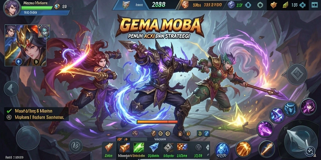 Tampilan gameplay seru dan strategis di MEGA288.