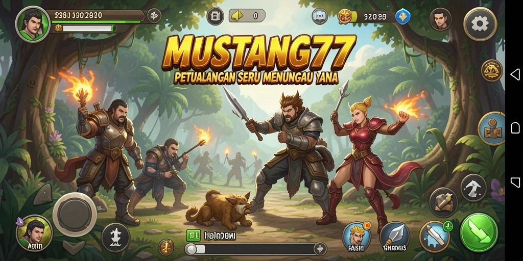 Screenshot gameplay MUSTANG77 yang menampilkan petualangan seru.