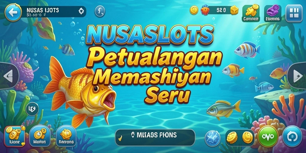 Tangkapan ikan besar dalam NUSASLOTS, gameplay memancing yang menyenangkan.