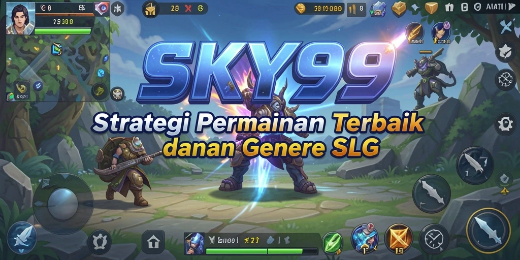 Tangkapan layar menunjukkan pertarungan strategis dan interaksi pemain di SKY99.
