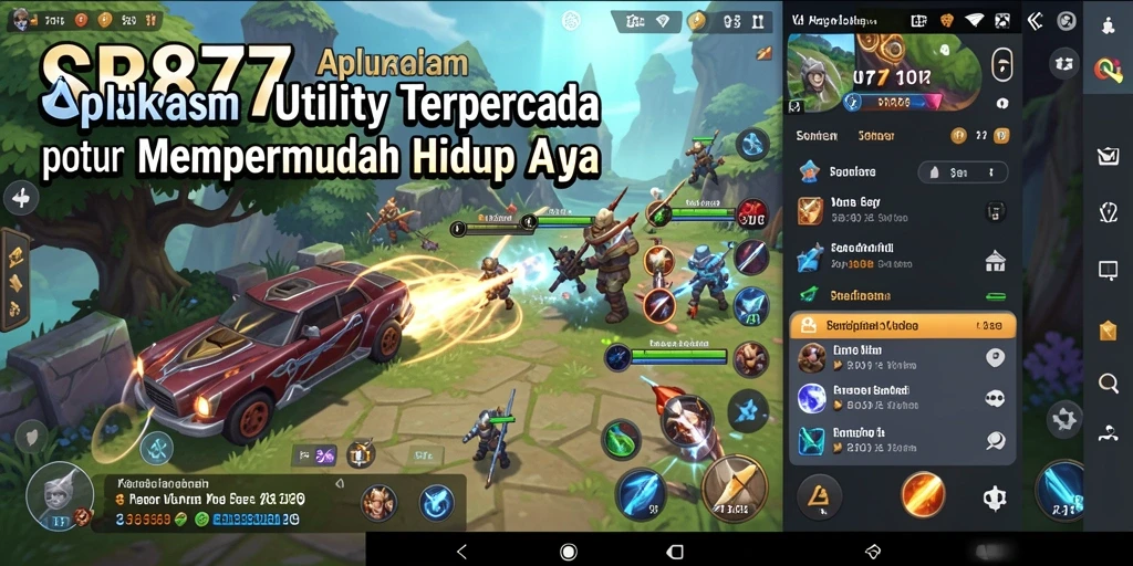 Tampilan antarmuka SR877 yang memudahkan navigasi pengguna.