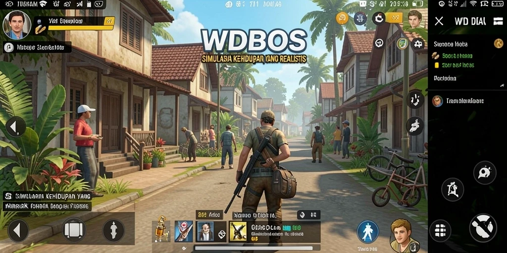 Tangkapan layar WDBOS menampilkan suasana gameplay simulasi yang mendalam.